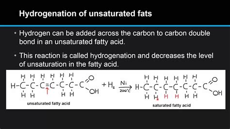 Hydrogenation fats